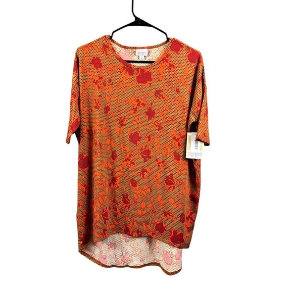 LuLaRoe Tops - LulaRoe Irma Women's Orange Floral Top